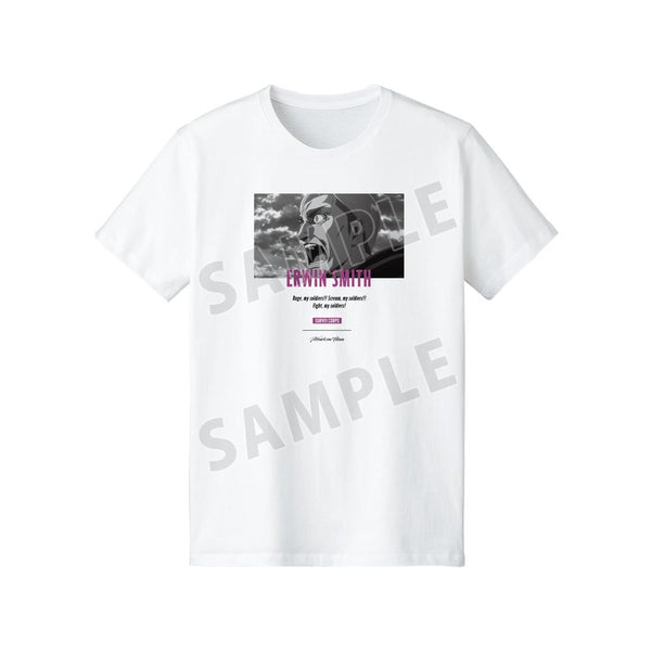 『進撃の巨人』エルヴィン 台詞Tシャツレディース【202608再販】
