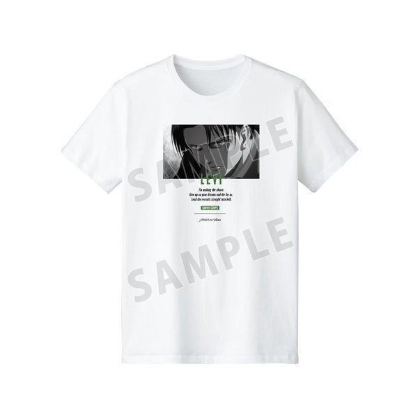 『進撃の巨人』リヴァイ 台詞Tシャツレディース【202608再販】