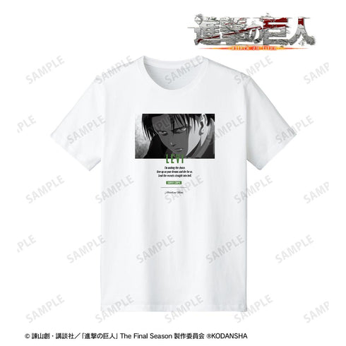 『進撃の巨人』リヴァイ 台詞Tシャツレディース【202512再販】