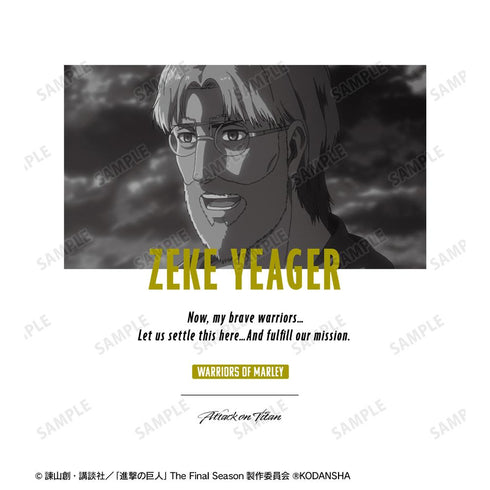 『進撃の巨人』ジーク 台詞Tシャツメンズ【202512再販】
