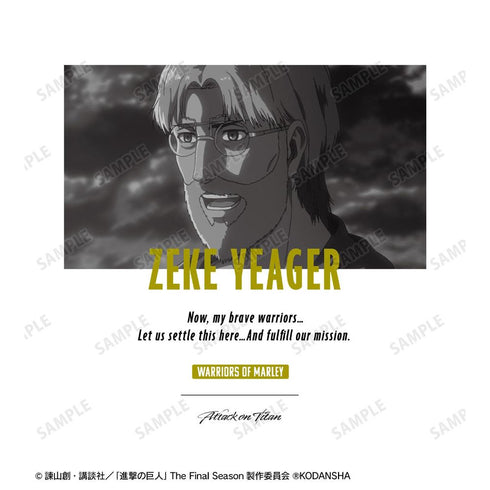 『進撃の巨人』ジーク 台詞Tシャツレディース【202608再販】