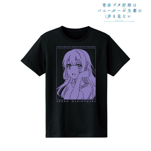 《青春豬男不會做兔女郎學姊的夢》全新繪製插圖 牧之原翔子 男款T恤【202610再版】