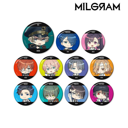 『MILGRAM -ミルグラム-』トレーディング 公式ちびキャラ Season 2 ver. 缶バッジ(単位/BOX)【202606再販】