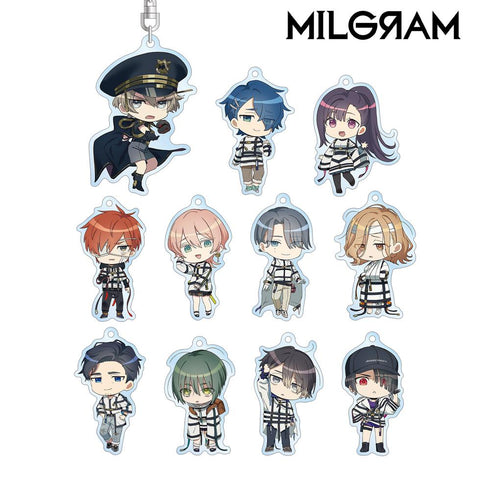 『MILGRAM -ミルグラム-』トレーディング 公式ちびキャラ Season 2 ver. アクリルキーホルダー(単位/BOX)【202506再販】