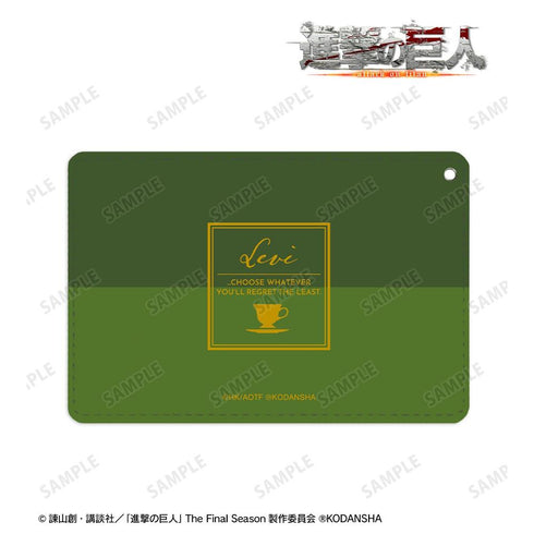 『進撃の巨人』リヴァイ モチーフ1ポケットパスケース【202604再販】