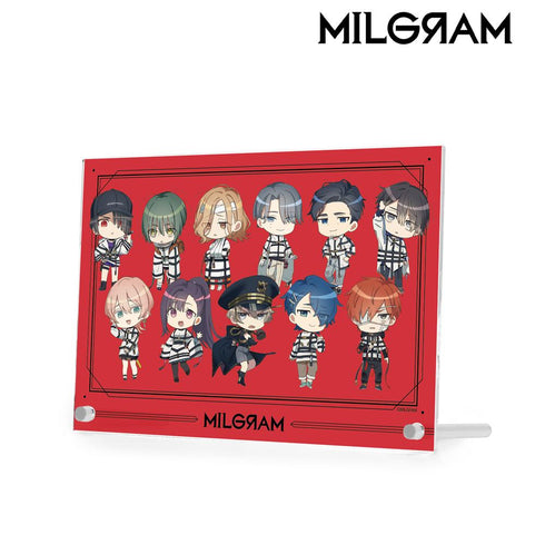 『MILGRAM -ミルグラム-』集合 公式ちびキャラ Season 2 ver. アクリルパネル【202502再販】