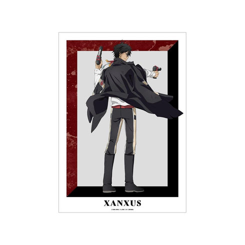 『家庭教師ヒットマンREBORN!』描き下ろしイラスト XANXUS(10年後) 戦う背中ver. A3マット加工ポスター【202606再販】