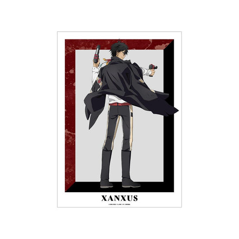 『家庭教師ヒットマンREBORN!』描き下ろしイラスト XANXUS(10年後) 戦う背中ver. A3マット加工ポスター【202512再販】