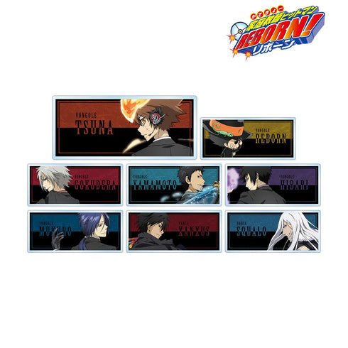 『家庭教師ヒットマンREBORN!』描き下ろしイラスト 戦う背中ver. トレーディングアクリルネームプレート(単位/BOX)【202512再販】