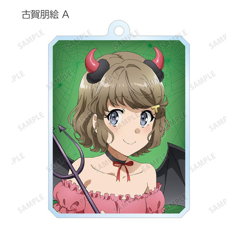 『青春ブタ野郎はバニーガール先輩の夢を見ない』描き下ろしイラスト ハロウィン2022ver. トレーディングアクリルキーホルダー(単位/BOX)【202507再販】