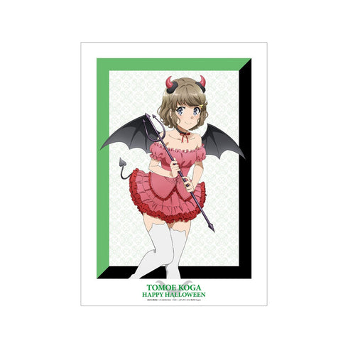 『青春ブタ野郎はバニーガール先輩の夢を見ない』描き下ろしイラスト 古賀朋絵 ハロウィン2022ver. A3マット加工ポスター【202406再販】
