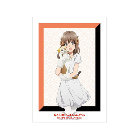 『青春ブタ野郎はバニーガール先輩の夢を見ない』描き下ろしイラスト 梓川かえで ハロウィン2022ver. A3マット加工ポスター【202503再販】