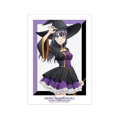 『青春ブタ野郎はバニーガール先輩の夢を見ない』描き下ろしイラスト 牧之原翔子 ハロウィン2022ver. A3マット加工ポスター【202503再販】