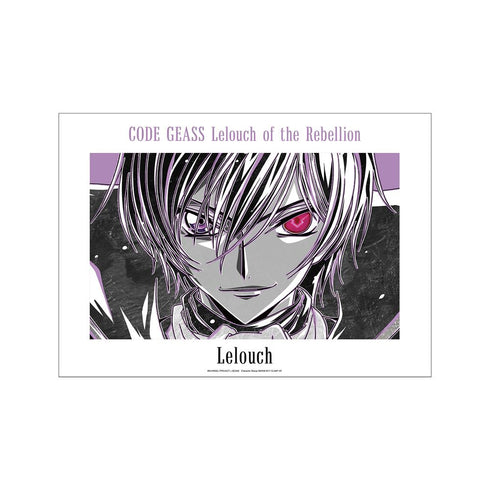 『コードギアス 反逆のルルーシュ』ルルーシュ Ani-Art BLACK LABEL A3マット加工ポスター【202511再販】