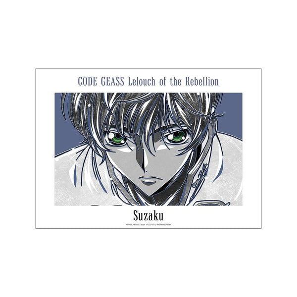 『コードギアス 反逆のルルーシュ』スザク Ani-Art BLACK LABEL A3マット加工ポスター【202511再販】