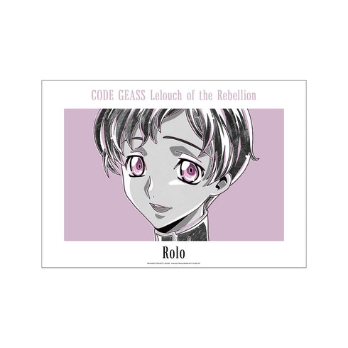 『コードギアス 反逆のルルーシュ』ロロ Ani-Art BLACK LABEL A3マット加工ポスター【202511再販】