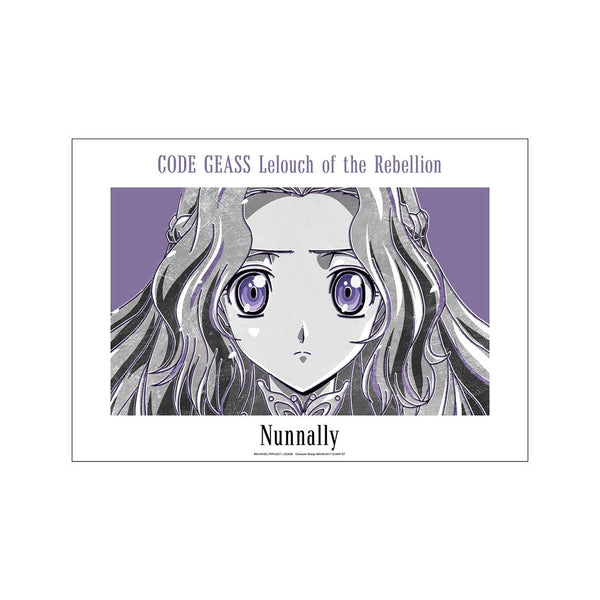 『コードギアス 反逆のルルーシュ』ナナリー Ani-Art BLACK LABEL A3マット加工ポスター【202511再販】