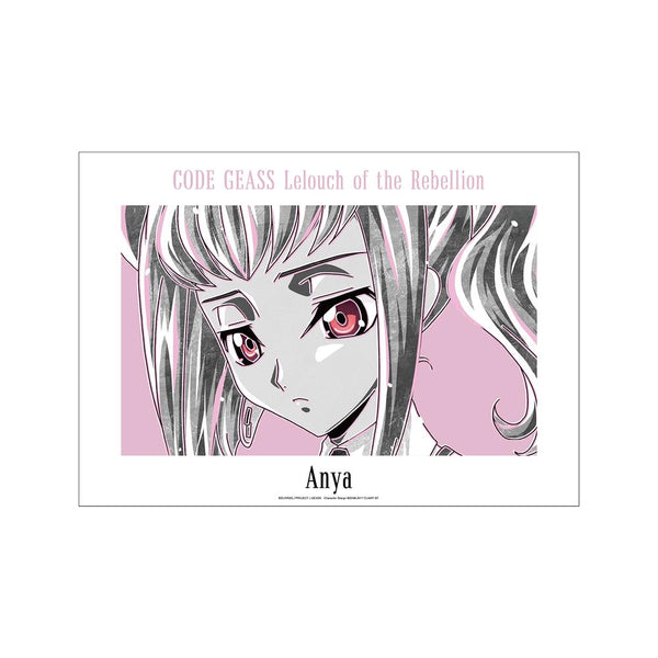 『コードギアス 反逆のルルーシュ』アーニャ Ani-Art BLACK LABEL A3マット加工ポスター【202511再販】