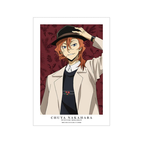 『文豪ストレイドッグス』描き下ろしイラスト 中原中也 冬の休日ver. A3マット加工ポスター【202601再販】