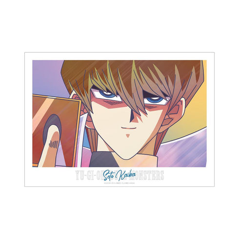 『遊☆戯☆王デュエルモンスターズ』海馬瀬人 Ani-Art clear label A3マット加工ポスター【202510再販】