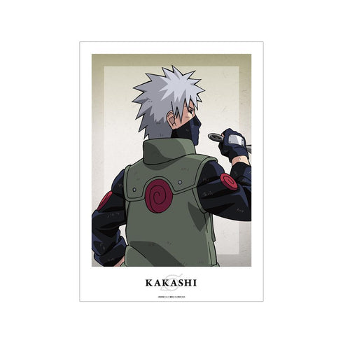 『NARUTO-ナルト- 疾風伝』描き下ろしイラスト はたけカカシ 戦う背中ver. A3マット加工ポスター【202501再販】