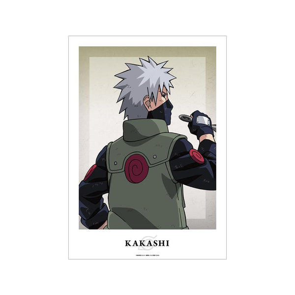 『NARUTO-ナルト- 疾風伝』描き下ろしイラスト はたけカカシ 戦う背中ver. A3マット加工ポスター【202501再販】