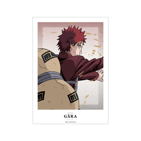 『NARUTO-ナルト- 疾風伝』描き下ろしイラスト 我愛羅 戦う背中ver. A3マット加工ポスター【202501再販】