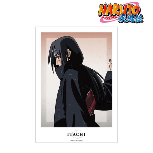 『NARUTO-ナルト- 疾風伝』描き下ろしイラスト うちはイタチ 戦う背中ver. A3マット加工ポスター【202501再販】
