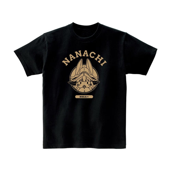 『メイドインアビス 烈日の黄金郷』ナナチ ちびキャラ カレッジTシャツメンズ【202512再販】