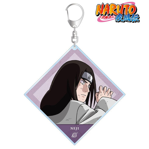 『NARUTO-ナルト- 疾風伝』描き下ろしイラスト 日向ネジ 戦う背中ver. BIGアクリルキーホルダー【202501再販】