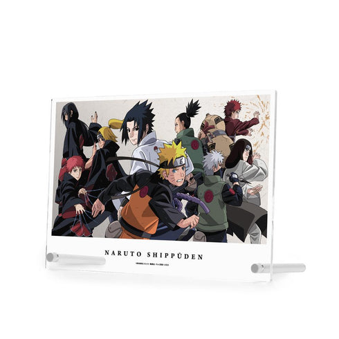 『NARUTO-ナルト- 疾風伝』描き下ろしイラスト 集合 戦う背中ver. A4アクリルパネル【202501再販】