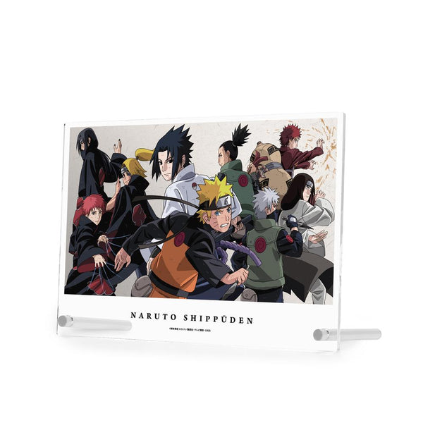 『NARUTO-ナルト- 疾風伝』描き下ろしイラスト 集合 戦う背中ver. A4アクリルパネル【202501再販】