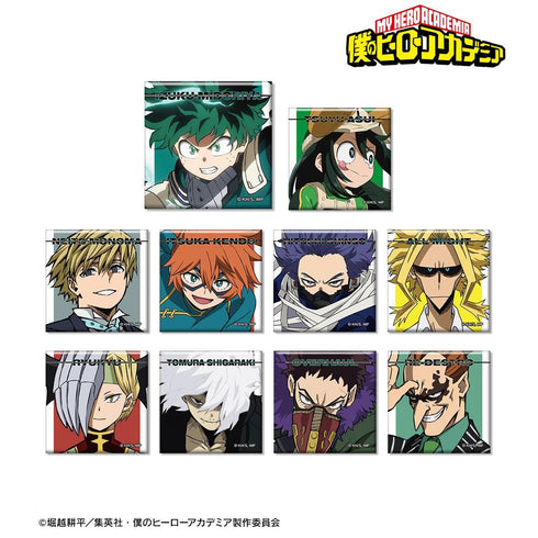 『僕のヒーローアカデミア』トレーディングスクエア缶バッジ ver.A(単位/BOX)【202603再販】