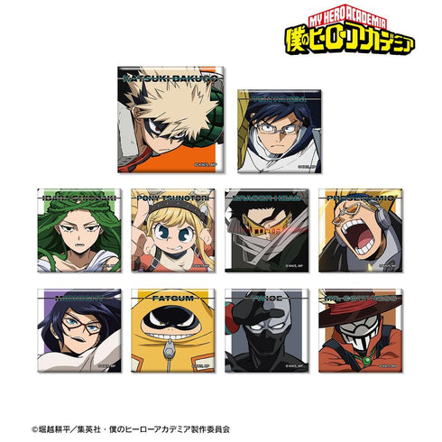 『僕のヒーローアカデミア』トレーディングスクエア缶バッジ ver.B(単位/BOX)【202603再販】