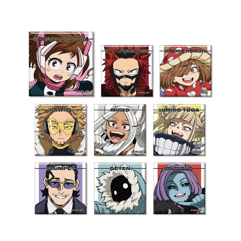 『僕のヒーローアカデミア』トレーディングスクエア缶バッジ ver.C(単位/BOX)【202603再販】