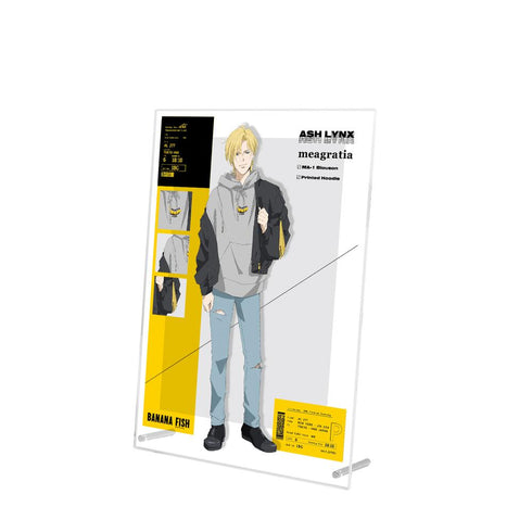 『BANANA FISH』meagratiaコラボ 描き下ろしイラスト アッシュ・リンクス 私服ver. A4アクリルパネル【202512再販】