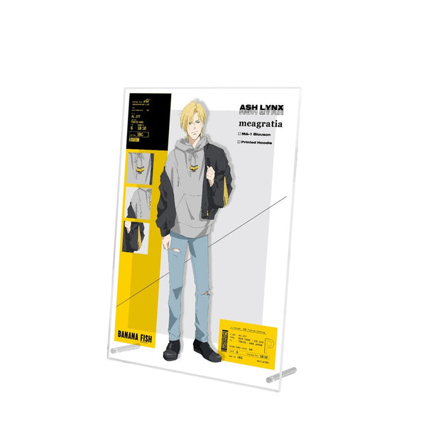 『BANANA FISH』meagratiaコラボ 描き下ろしイラスト アッシュ・リンクス 私服ver. A4アクリルパネル【202609再販】