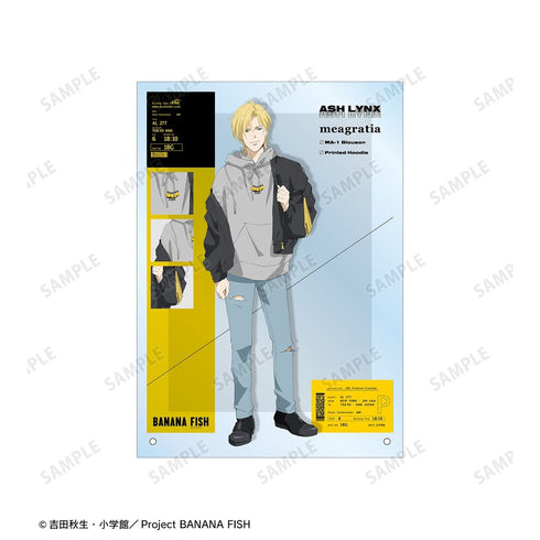 『BANANA FISH』meagratiaコラボ 描き下ろしイラスト アッシュ・リンクス 私服ver. A4アクリルパネル【202609再販】