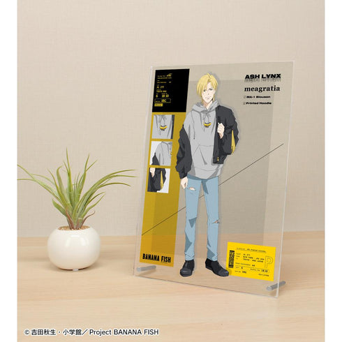 『BANANA FISH』meagratiaコラボ 描き下ろしイラスト アッシュ・リンクス 私服ver. A4アクリルパネル【202512再販】