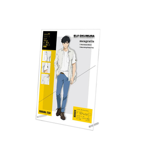 『BANANA FISH』meagratiaコラボ 描き下ろしイラスト 奥村英二 私服ver. A4アクリルパネル【202512再販】
