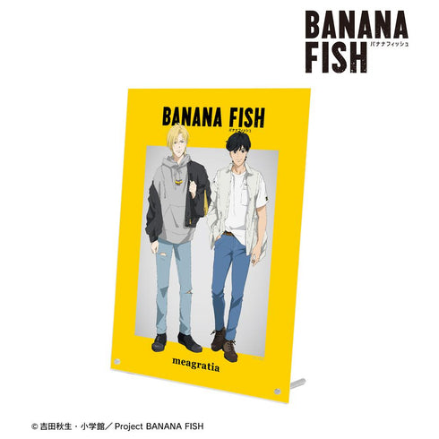 『BANANA FISH』meagratiaコラボ 描き下ろしイラスト アッシュ・リンクス&奥村英二 私服ver. A4アクリルパネル【202512再販】