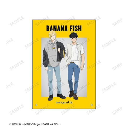 『BANANA FISH』meagratiaコラボ 描き下ろしイラスト アッシュ・リンクス&奥村英二 私服ver. A4アクリルパネル【202609再販】