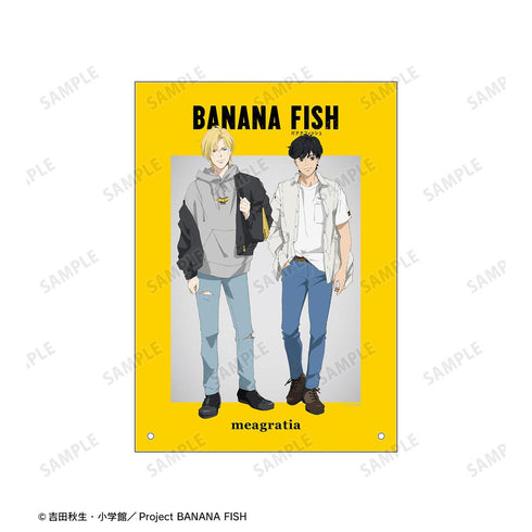『BANANA FISH』meagratiaコラボ 描き下ろしイラスト アッシュ・リンクス&奥村英二 私服ver. A4アクリルパネル【202512再販】