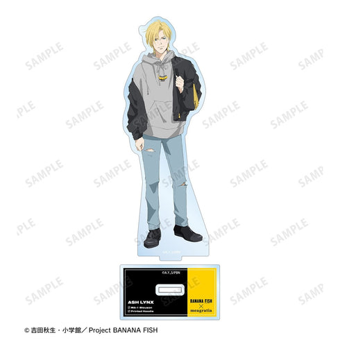『BANANA FISH』meagratiaコラボ 描き下ろしイラスト アッシュ・リンクス 私服ver. BIGアクリルスタンド【202609再販】