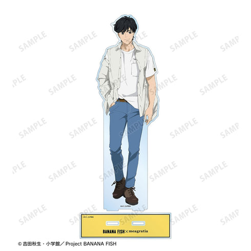 『BANANA FISH』meagratiaコラボ 描き下ろしイラスト 奥村英二 私服ver. 特大アクリルスタンド【202609再販】