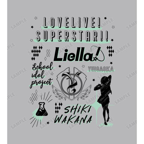 《Love Live! SuperStar!!》若菜四季 Ani-Sketch 男款T恤【202605再版】