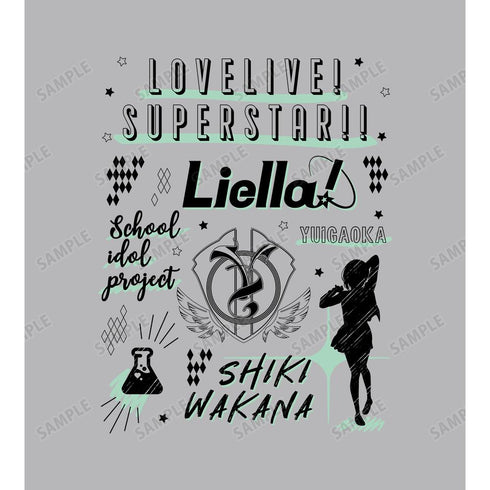 『ラブライブ!スーパースター!!』若菜 四季 Ani-Sketch Tシャツレディース【202503再販】