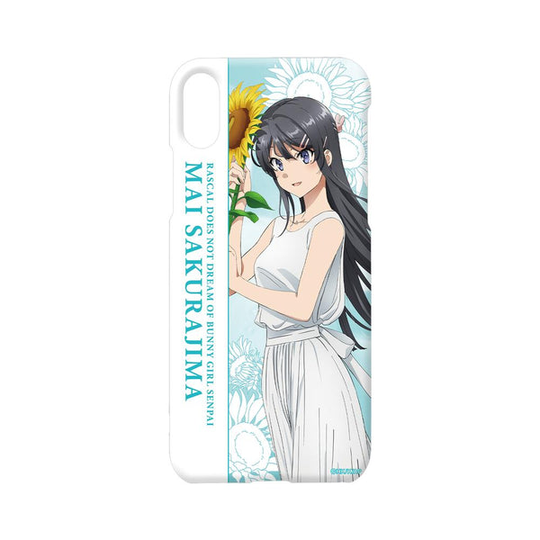 『青春ブタ野郎はバニーガール先輩の夢を見ない』描き下ろしイラスト 桜島麻衣 ひまわりと白いワンピースver. iPhoneケース【202509再販】