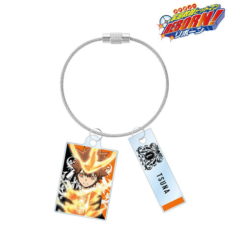 『家庭教師ヒットマンREBORN!』沢田 綱吉 2連ワイヤーアクリルキーホルダー【202512再販】