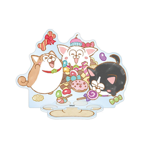 『松犬』しばいぬ&チワワ&ボストン スイーツver. BIGアクリルスタンド【202503再販】